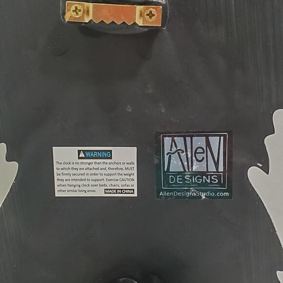 Westin the West Highland Terrier Dog Wall Clock Allen Designs Missing Pendulum - Picture 8 of 11